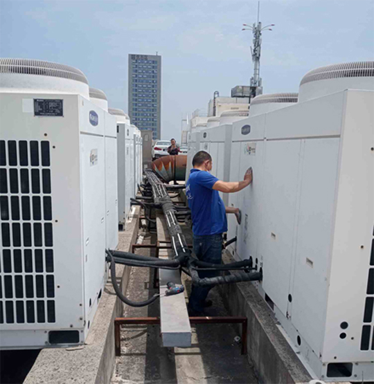 邹平中央空调制热和不制冷系统维修方法